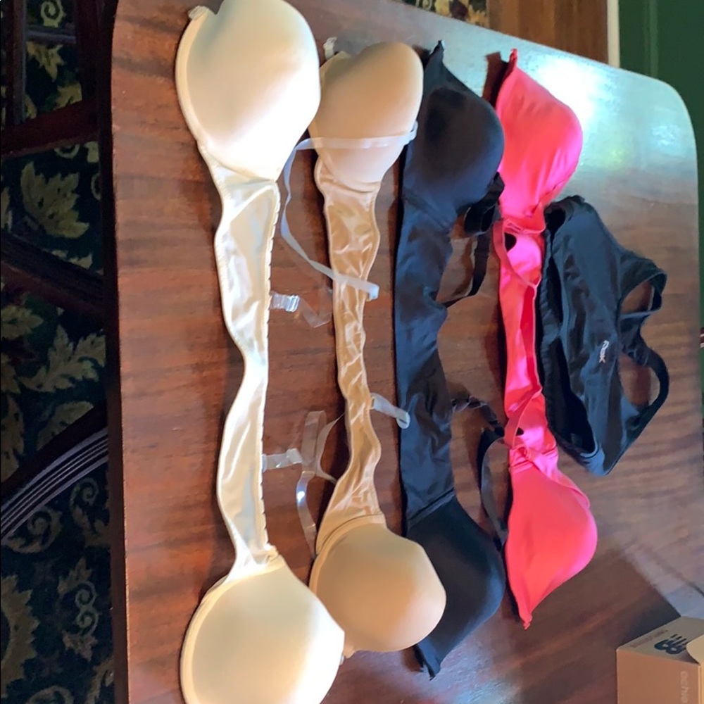 Never worn 36C ish bras.